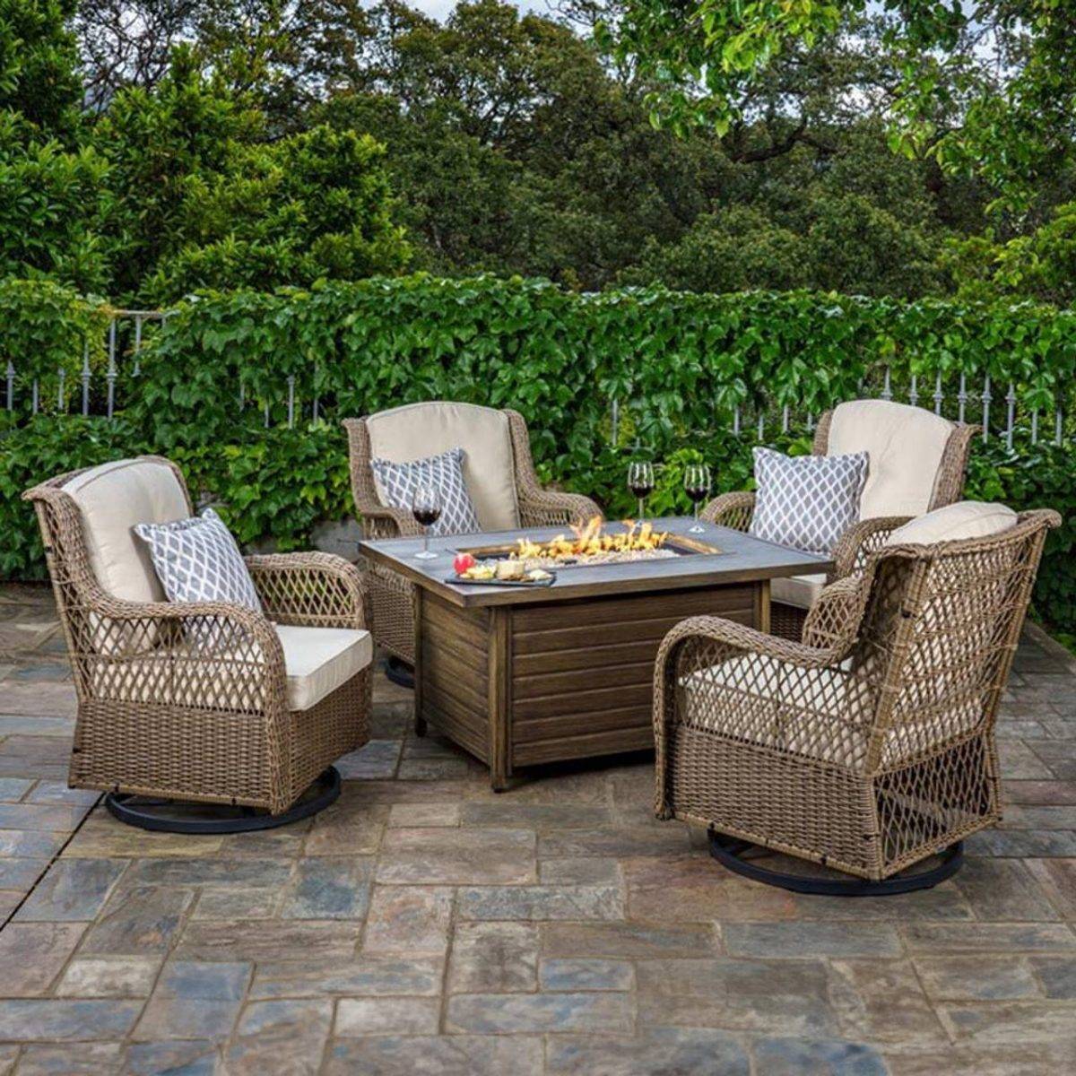 durango 5 pc fire table set