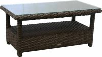 sanibel coffee table in wrought iron finish beachcraft