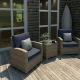 Bainbridge Wicker 3 Piece Chair Chat Set