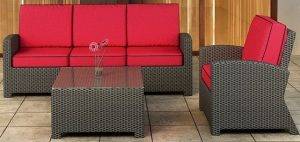 Cabo Wicker Sofa Set- 3 Piece