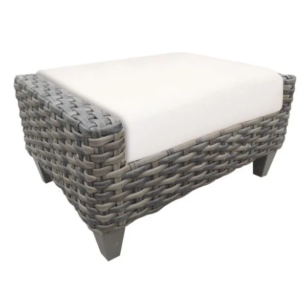 Grand Stafford Wicker Rectangular Ottoman