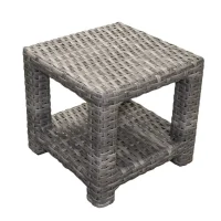 Grand Stafford Wicker Square End Table