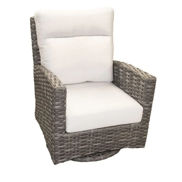 Grand Stafford Wicker Swivel Glider