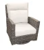 Grand Stafford Wicker Swivel Glider