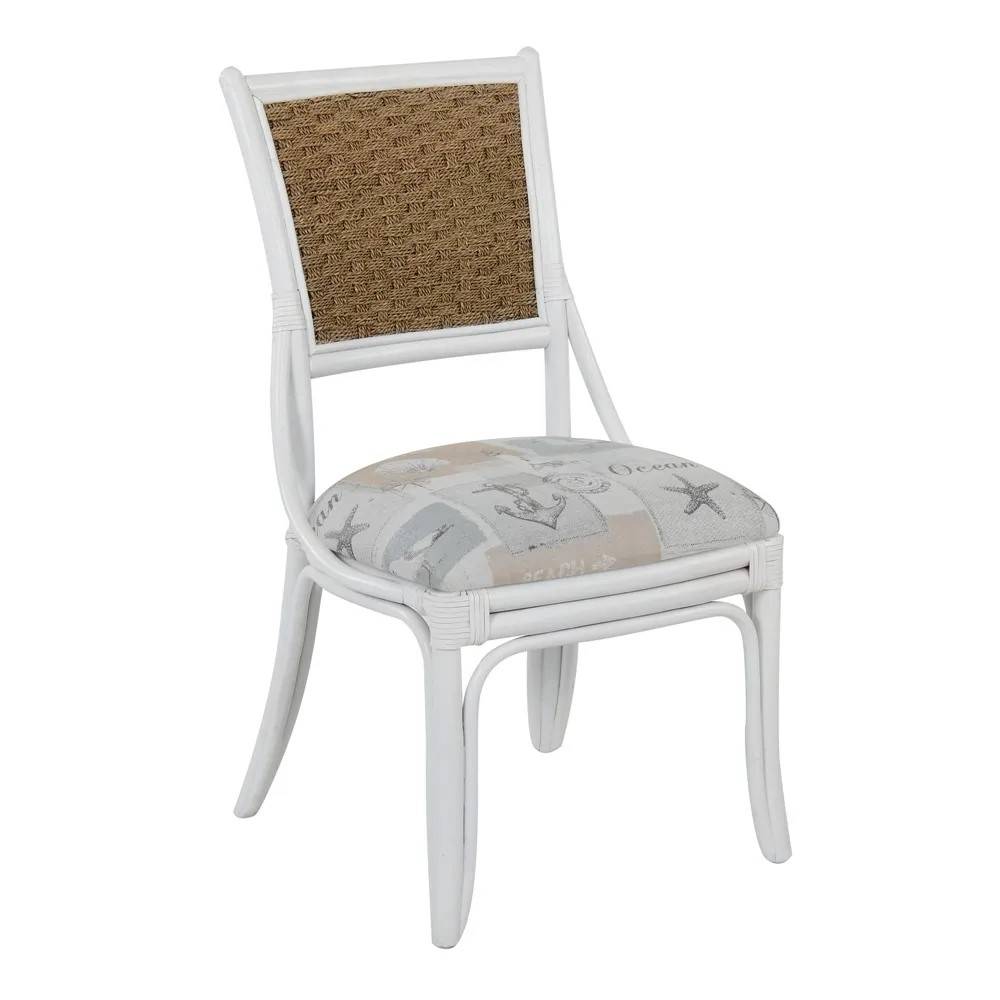 SINGAPORE WHITE DINING SIDE CHAIR