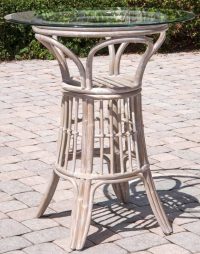 universal pub table in rustic driftwood