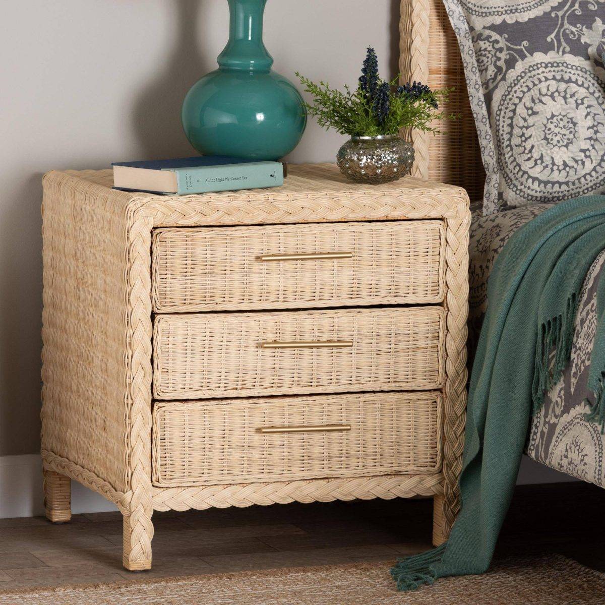 casablanca 3 drw nightstand