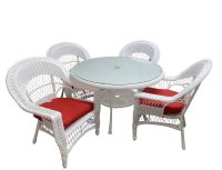 Cape Charles White Outdoor dining set