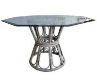 Octagon Dining Table Glass Top