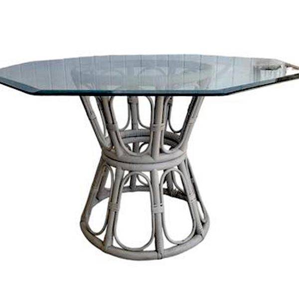 Octagon Dining Table Glass Top