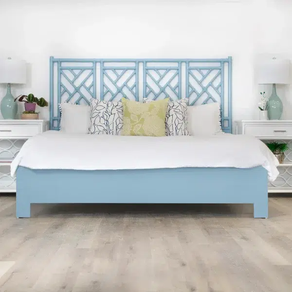 Chippendale Bed Twin Extra Long Custom Made in USA by David Francis Model B4035-TXL