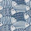 FISH BLUE 100% polyester