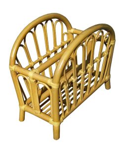 Wicker Fair Rounded Rattan Magazine Stand