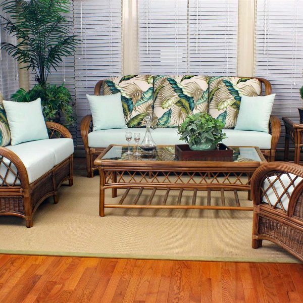 BALI LIVING ROOM SET BY SOUTH SEA RATTAN