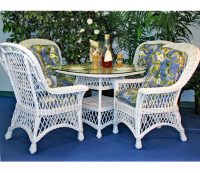 BAR HARBOR WHITE DINING SET