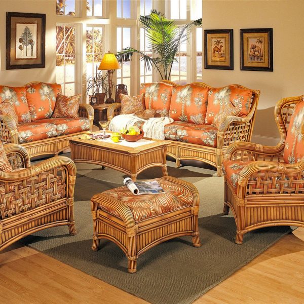 belize living room set by designer wicker