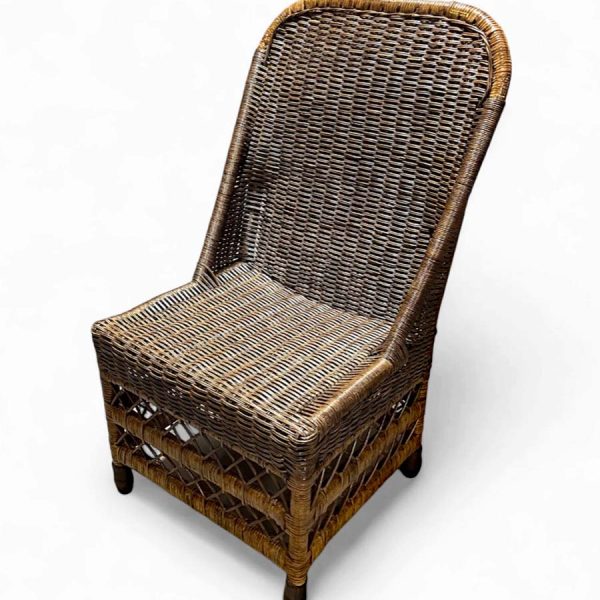 wicker fair elegant dining side chair