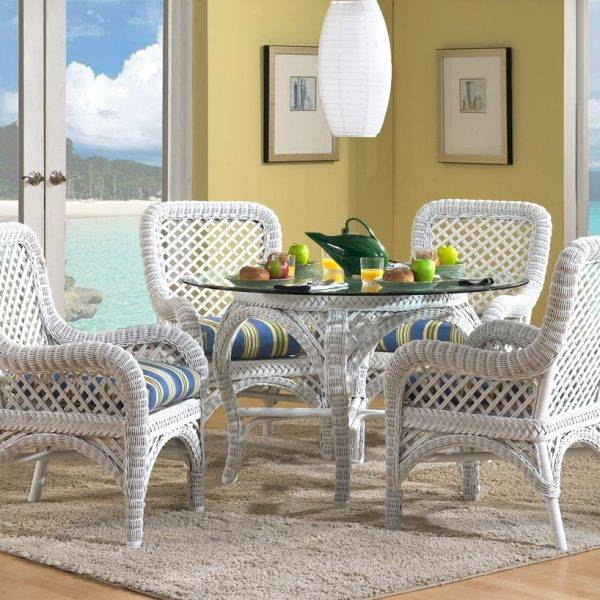 ivory coast white dining set