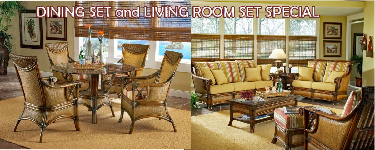 pacifica living room set and dining room set special offer