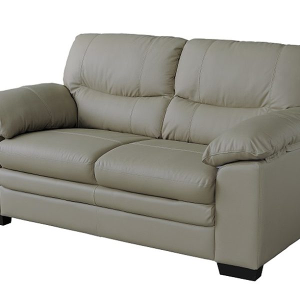 loveseat grey leather