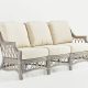 nadine rattan sofa in willow finish