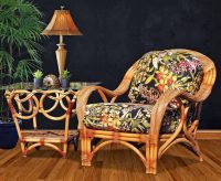 caneel bay rattan arm chair