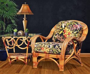 caneel bay rattan arm chair