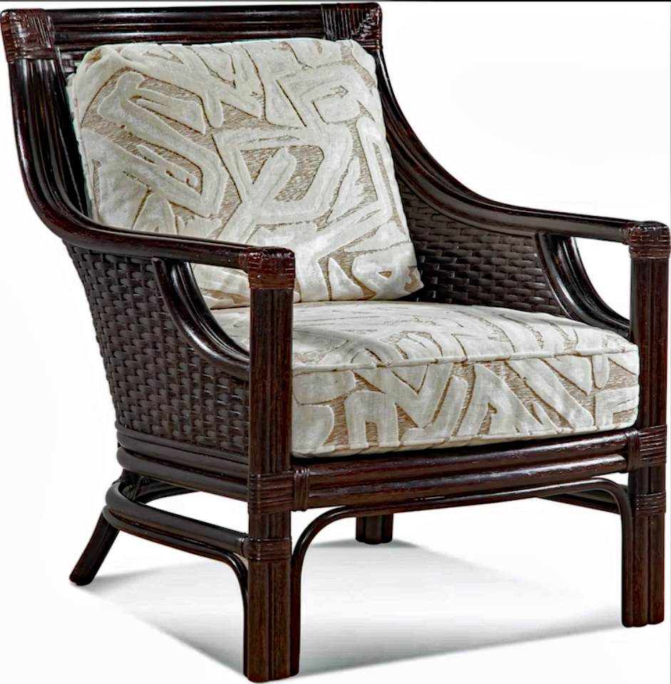 SOUTHPORT RATTAN CHAIR BY BRAXTON CULLER