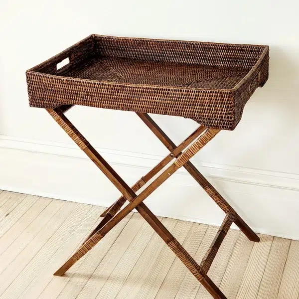 butler tray brownwash