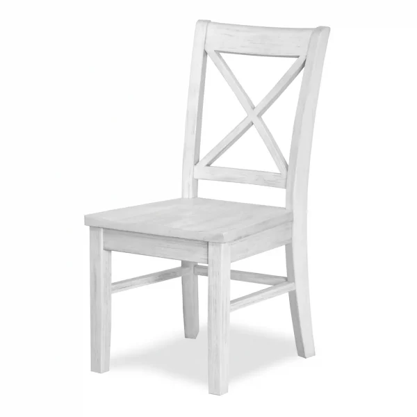 Surfside Solidwood X-back Dining Chair Set of 2 Model D27782-WW By Seawinds Trading