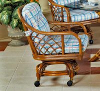 santa cruz caster dining chair