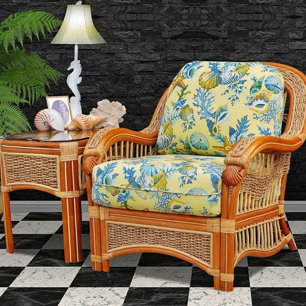 SEASCAPE RATTAN ARM CHAIR