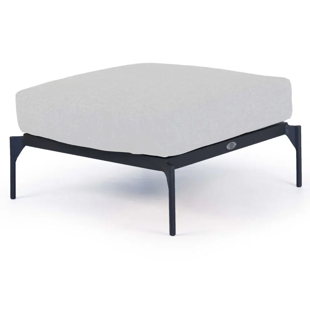 Boston Outdoor Ottoman with Sunbrella Cushion