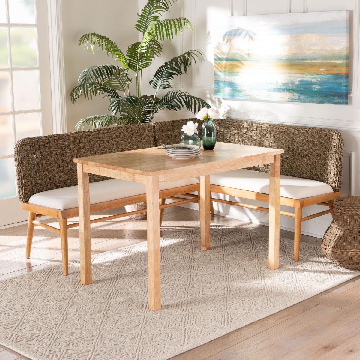 DENVER 3 PC DINING NOOK SET